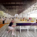 BRONZE: Reprogramming: Dark spaces below highways are turned into urban community areas. Image Courtesy of Holcim Foundation