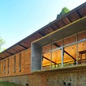 SILVER: The common lobby with its panoramic window. Image Courtesy of Holcim Foundation