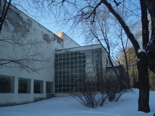 Pre-renovation dilapidation. Image Courtesy of The Finnish Committee for the Restoration of Viipuri Library