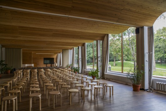 The restored lecture hall. Image © Flickr user ninara