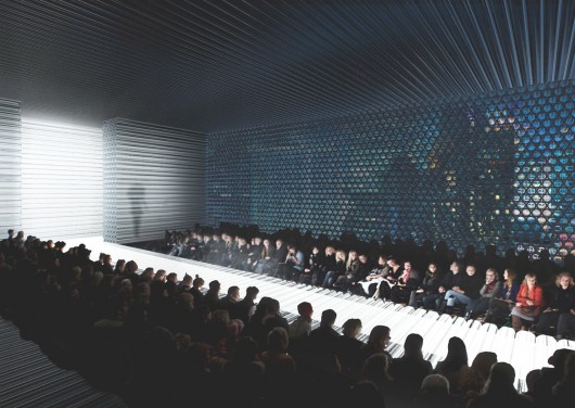 1st Prize: Ilya Pugachenko, Andrey Sayko, and Alla Aniskova. Runway. Image Courtesy of HMMD
