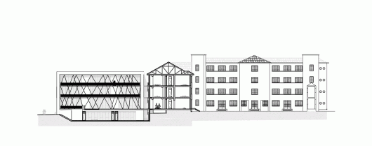 West Section Elevation
