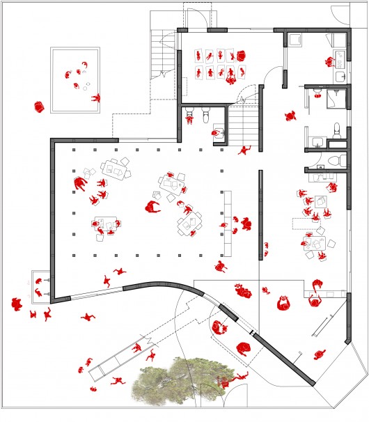 First Floor Plan. Image © MAD