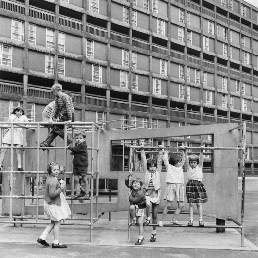 Park Hill, Sheffield - 1963. Image © Arch Press Archive RIBA Library Photographs Collection