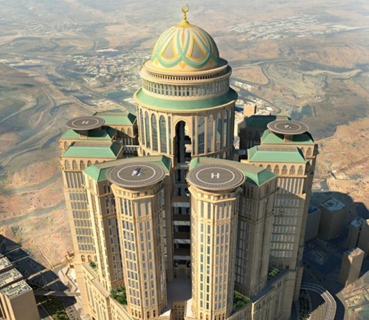 Abraj Kudai hotel . Image © Dar Al-Handasah via The Guardian