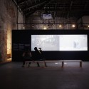 Exhibition interior, video by Wen Hui. Image © Italo Rondinella courtesy of OMA