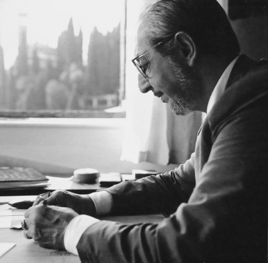Carlo Scarpa, circa 1970. Image via Selldorf Architects