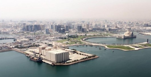 Project site. Image © Qatar Museums and Malcolm Reading Consultants