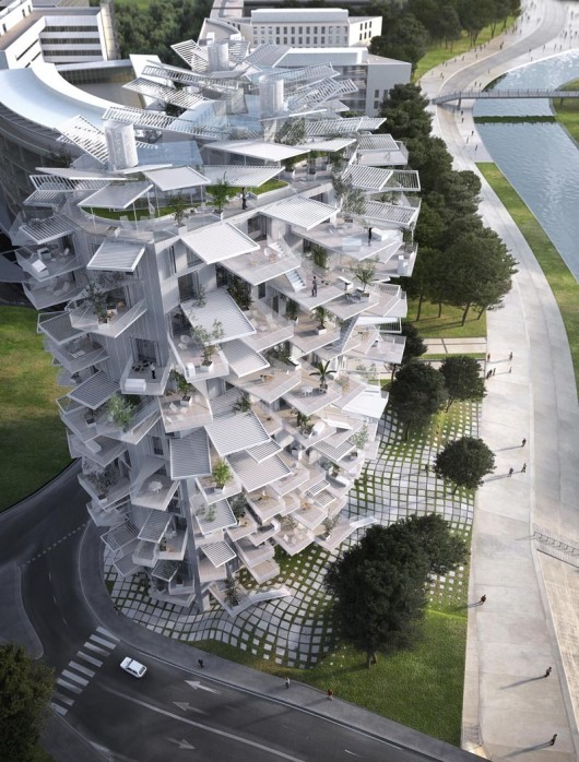 Montpellier Housing Proposal / Sou Fujimoto. Image © RSI-studio