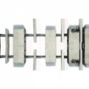 Assembly method of the University of Wisconsin Milwaukee's faBRICK Pavilion. Image © Courtesy of University of Wisconsin-Milwaukee School of Architecture