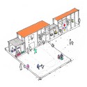 A drawing of the proposed playground. Image © CatalyticAction