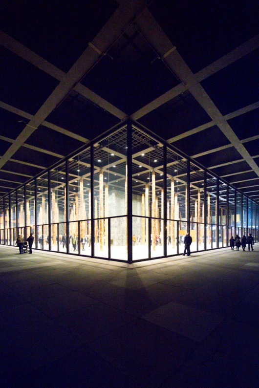 David Chipperfield - Sticks and Stones, an Intervention at the Neue Nationalgalerie. Image © Laurian Ghinitoiu