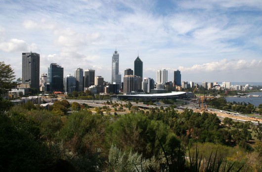 Perth skyline. Image © Flickr CC User Ole Reidar Johansen