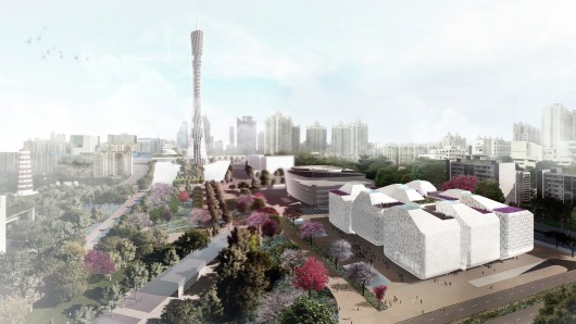 Guangzhou Science Museum. Image Courtesy of Nieto Sobejano Arquitectos